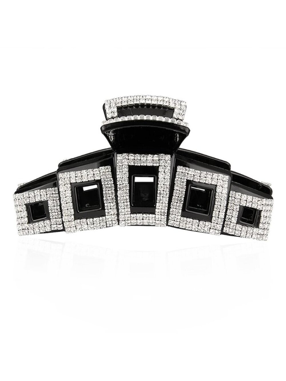 Elegant Large Rhinestone Claw Hair Clip Sparkling Statement Accessory for Women